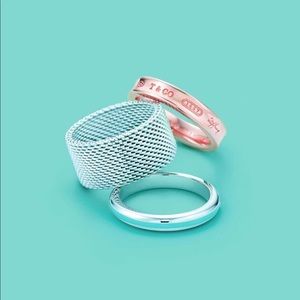 Tiffany & Co Mesh ring size 7